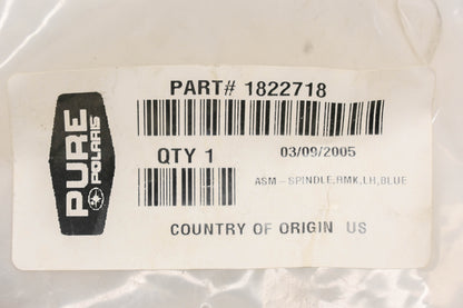 New OEM Polaris 1822718 Blue Lefthand Spindle Knuckle Assembly NOS