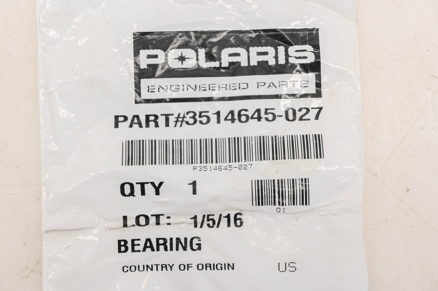 New OEM Polaris 3514645-027 Blue Connecting Rod Bearing NOS