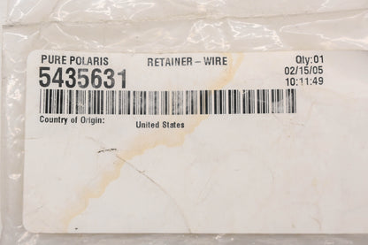 New OEM Polaris 5435631 Wire Retainer NOS