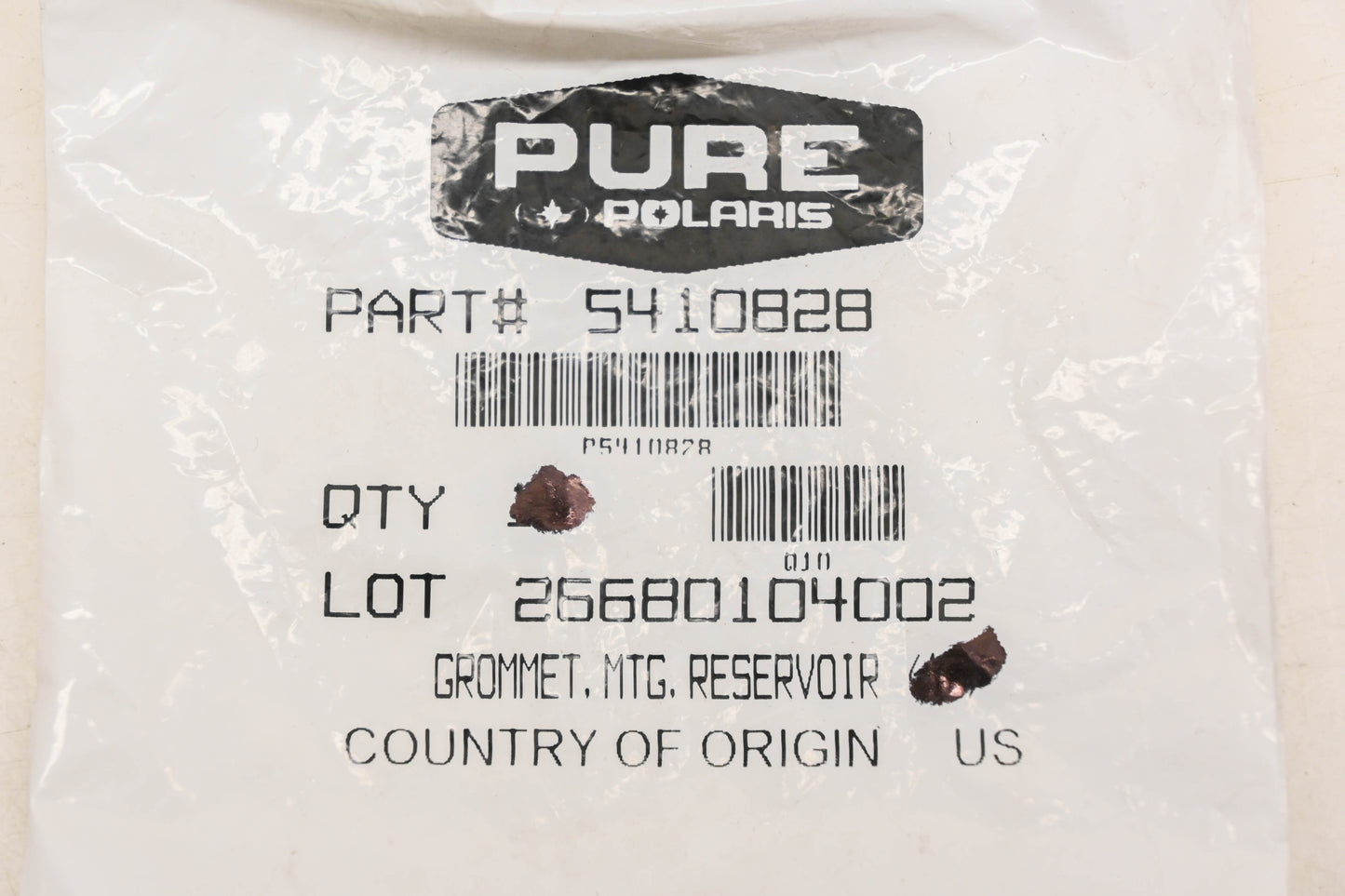 New OEM Polaris 5410828 Reservoir Grommets Qty 3 NOS