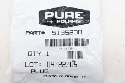New OEM Polaris 5135230 Black Handlebar Plug NOS