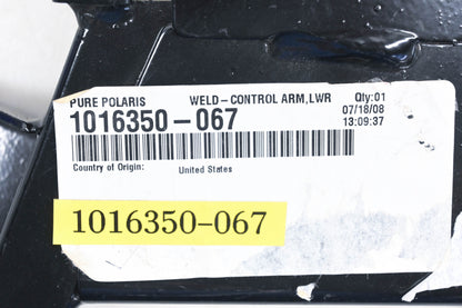 New OEM Polaris 1016350-067 Gloss Black Rear Lower Left Control Arm NOS