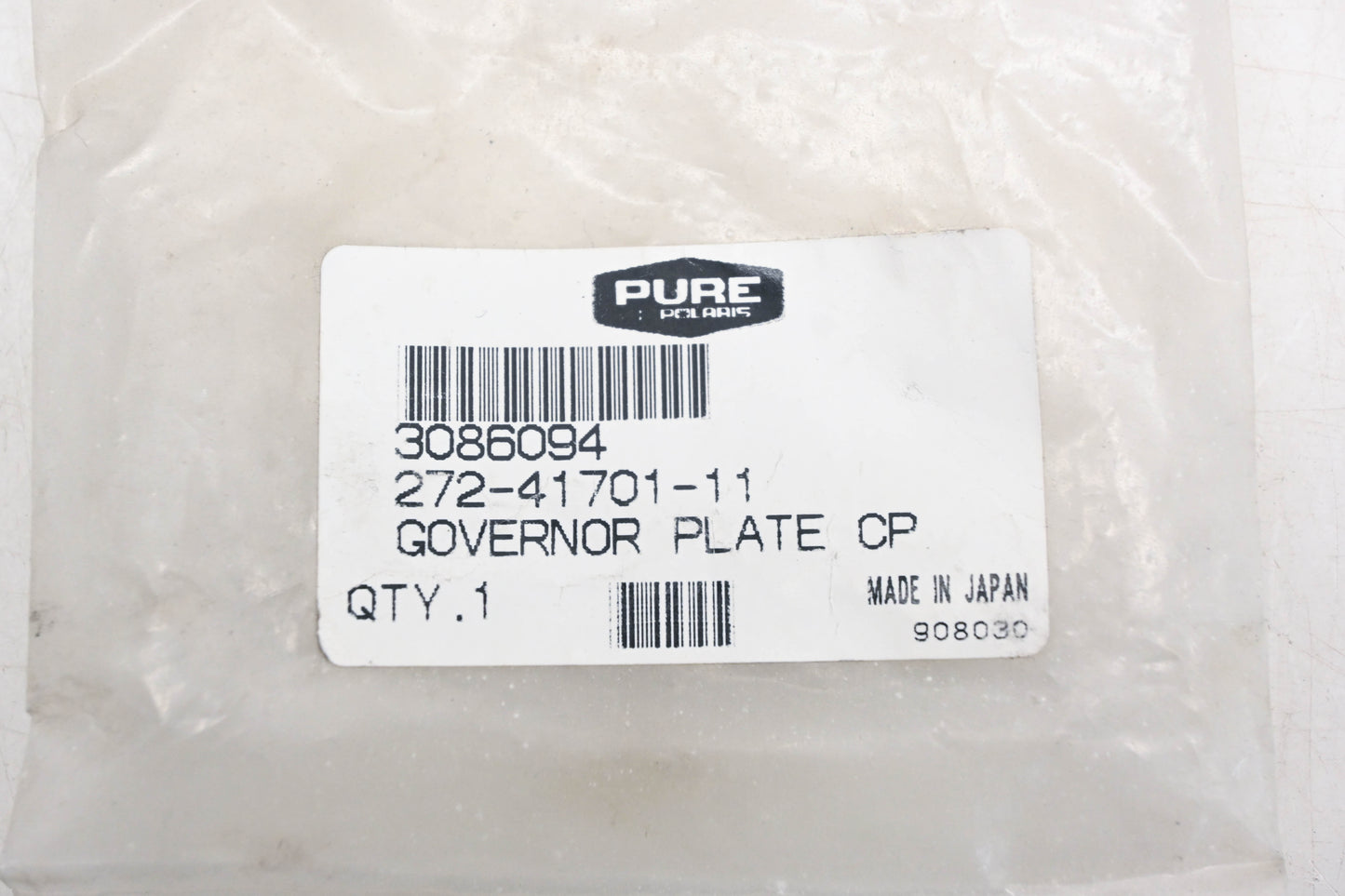 New OEM Polaris 3086094 Governor Plate Assembly NOS