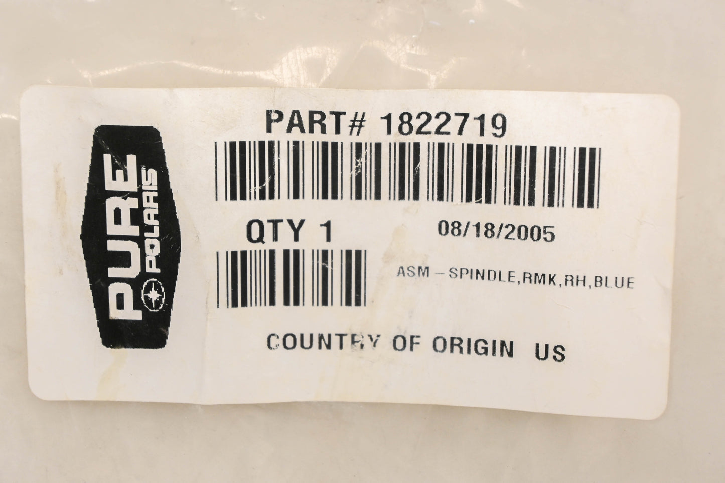 New OEM Polaris 1822719 Blue Righthand Spindle Knuckle Assembly NOS