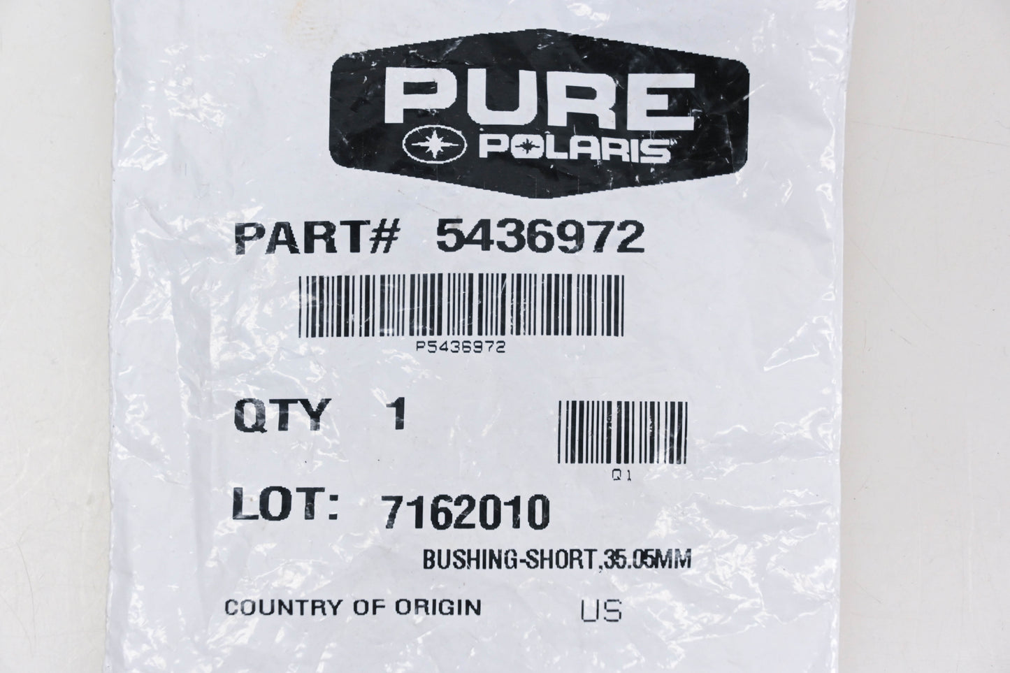 New OEM Polaris 5436972 Short 35.05mm Bushings Qty 2 NOS