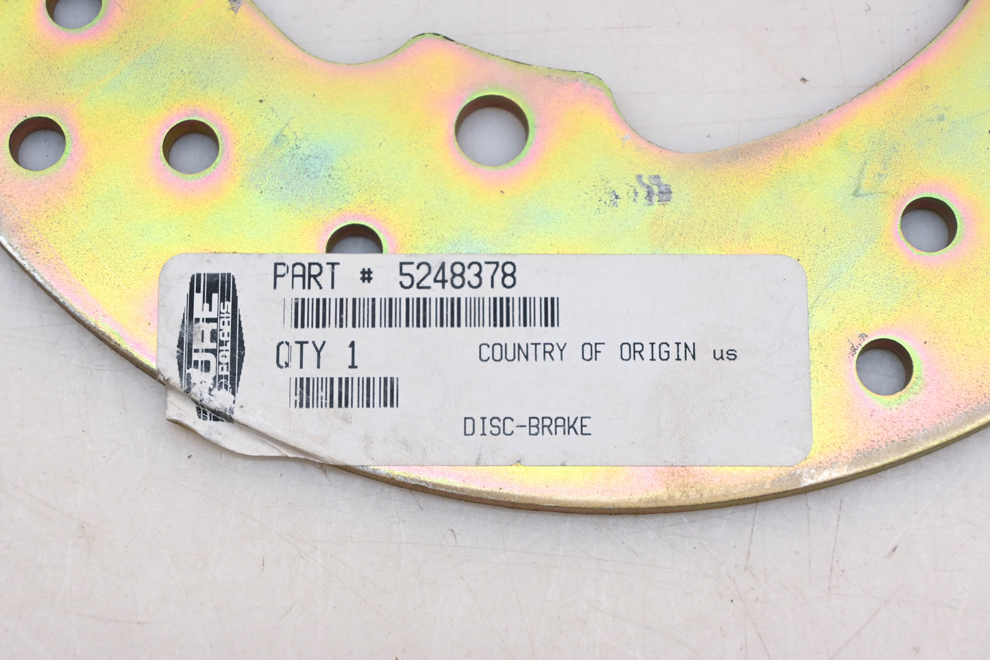 New OEM Polaris 5248378 Front Brake Rotor Disc NOS