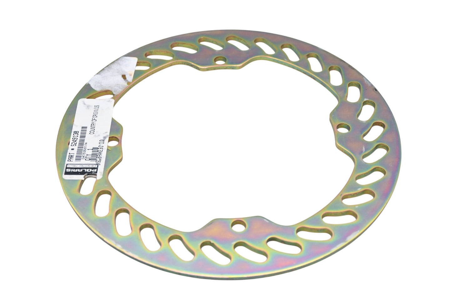 New OEM Polaris 5249138 Rear Brake Rotor Disc 9.0 OD NOS