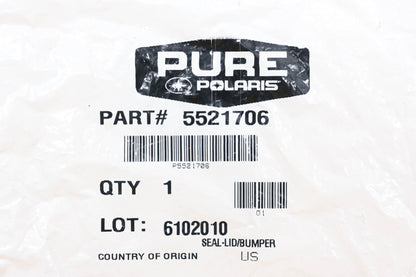 New OEM Polaris 5521706 Bumper / Lid Seal NOS