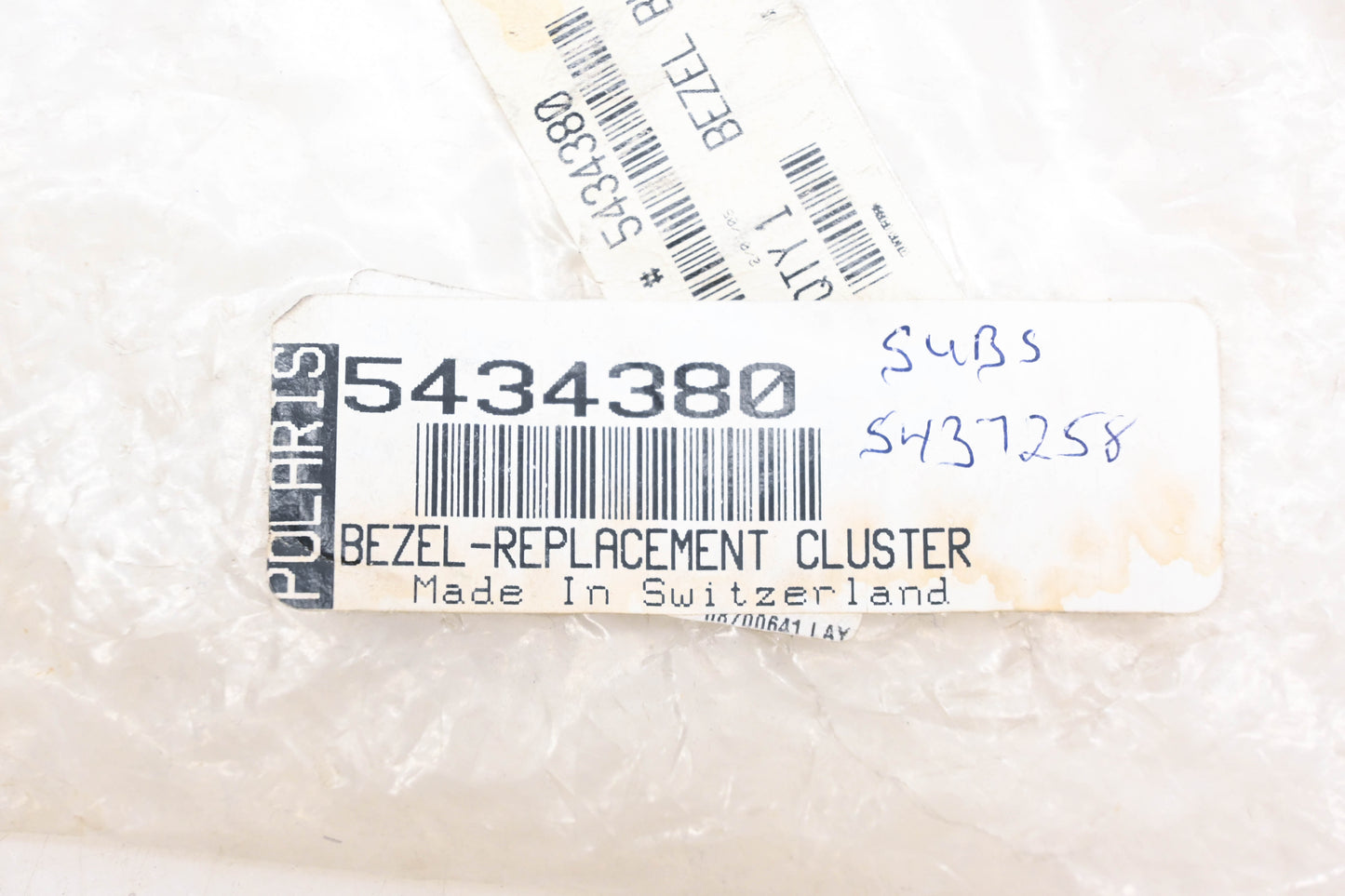 New OEM Polaris 5434380 Replacement Cluster Bezel NOS