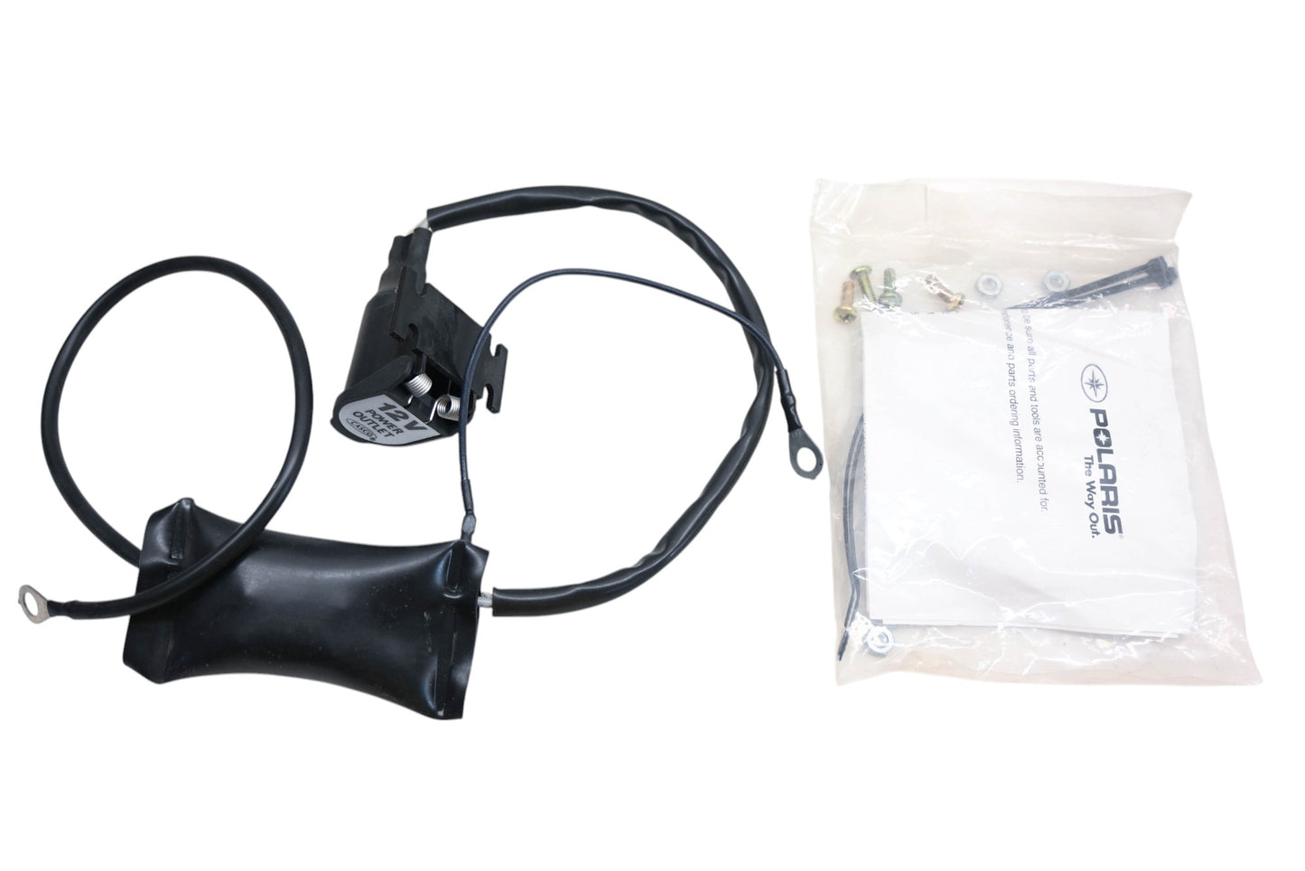 New OEM Polaris 2870856 Surface Mounted 12v Accessory Power Outlet Kit NOS