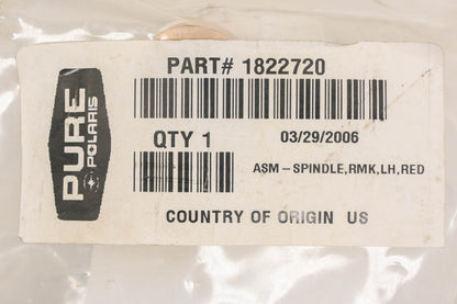 New OEM Polaris 1822720 Red Lefthand Spindle Knuckle Assembly NOS
