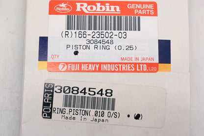 New OEM Polaris 3084548, 166-23502-03 Piston .010 O/S Ring Kit NOS