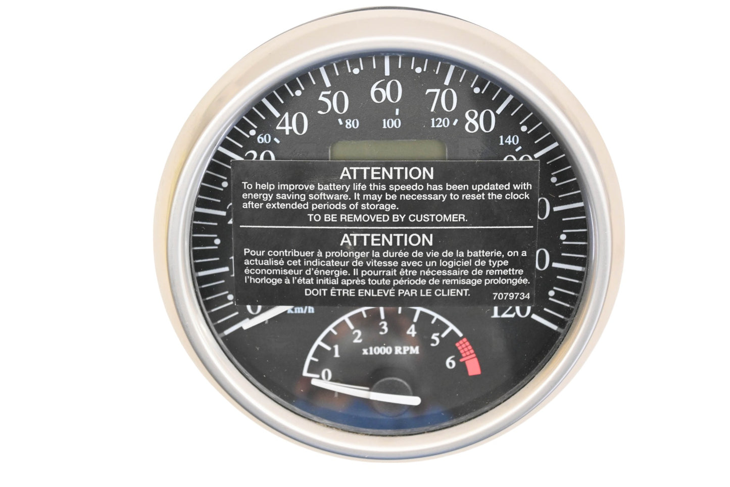 New OEM Polaris 2201994 Victory 120MPH 6000RPM STD Gauge NOS