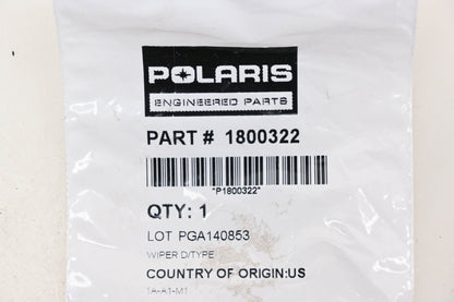 New OEM Polaris 1800322 Yellow D-Type Wiper Seal NOS