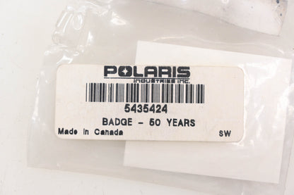 New OEM Polaris 5435424 50 Years Badge NOS