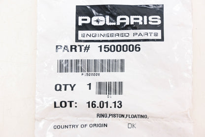 New OEM Polaris 1500006 Floating Piston Ring NOS