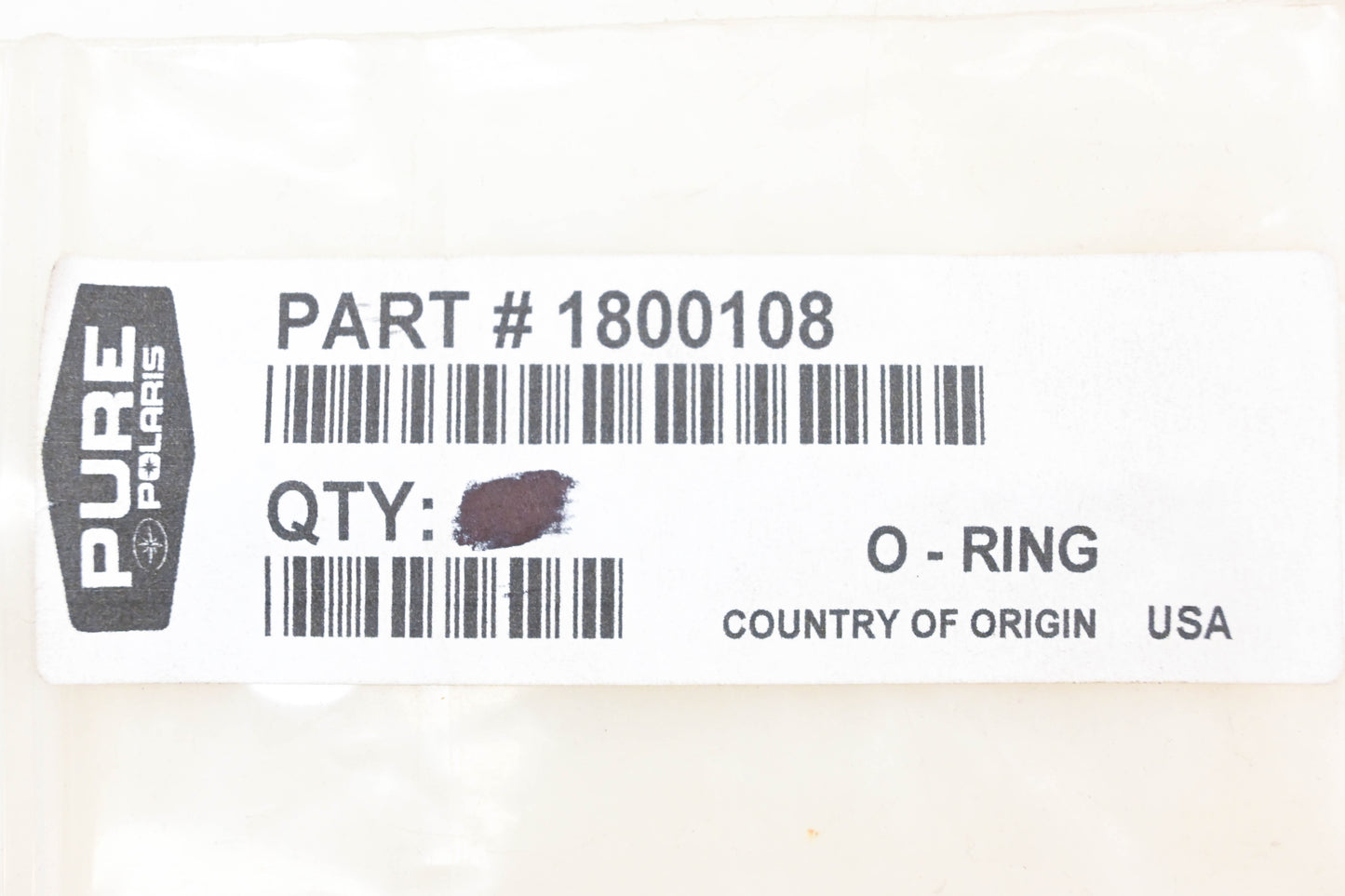New OEM Polaris 1800108 O-Rings Qty 3 NOS