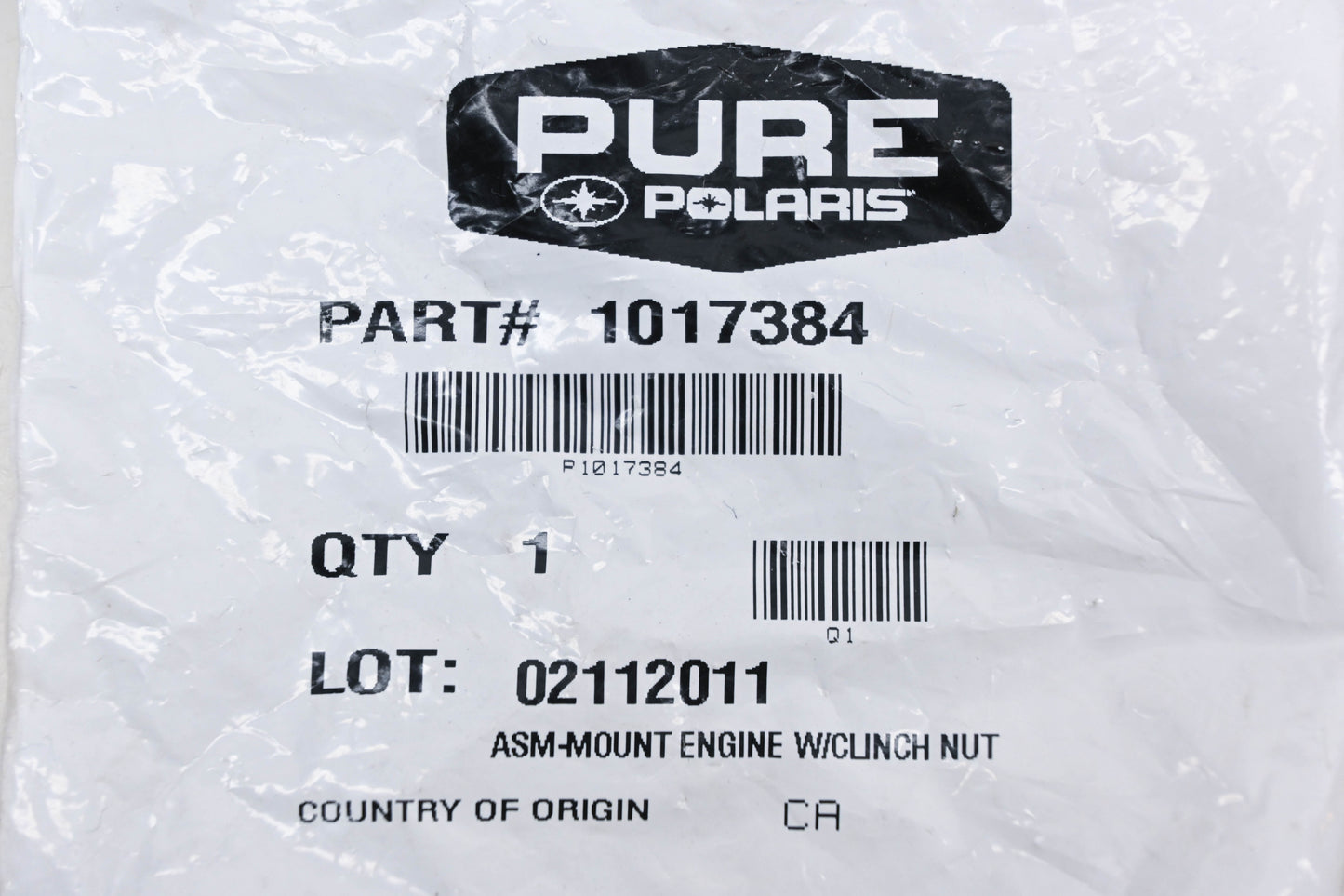 New OEM Polaris 1017384 Front Left Motor Mount NOS