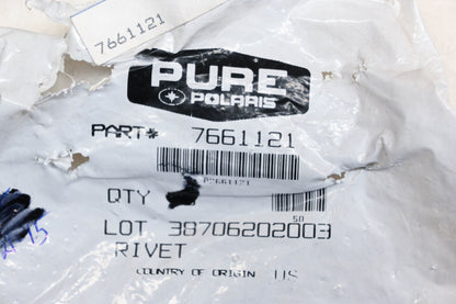 New OEM Polaris 7661121 Rivets Qty 3 NOS