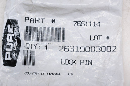 New OEM Polaris 7661114 Lock Pin NOS