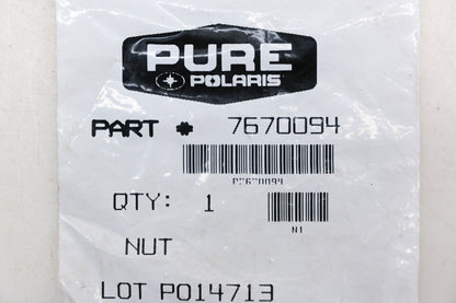 New OEM Polaris 7670094 Speed U-Nuts Qty 2 NOS