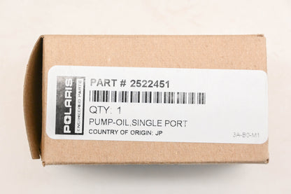 New OEM Polaris 2522451 Single Port Oil Pump NOS