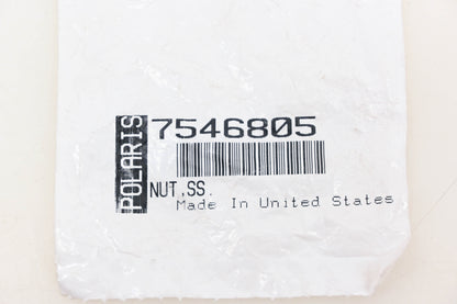 New OEM Polaris 7546805 Stainless Steel Hex Flange Nut NOS