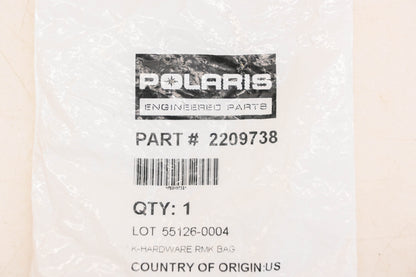 New OEM Polaris 2209738 RMK Hardware Kit NOS