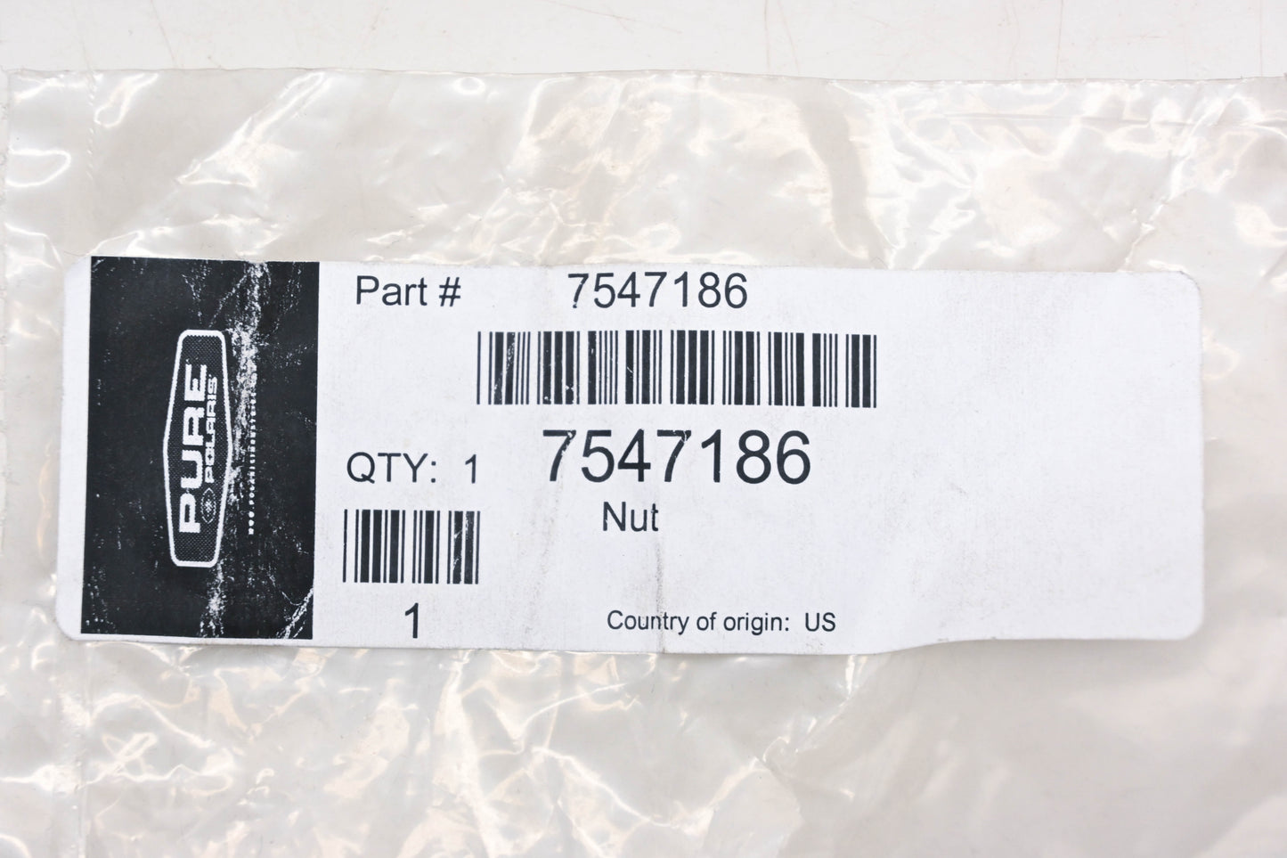 New OEM Polaris 7547186 Fuel Pump Nut NOS