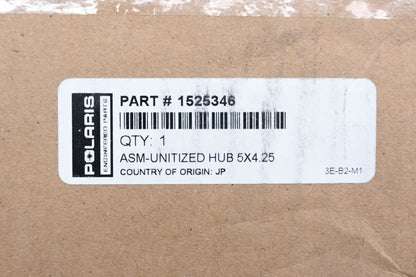 New OEM Polaris 1525346 Unitized 5x4.25 Hub Assembly NOS