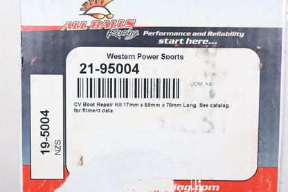 All Balls 19-5004, 21-95004 CV Boot kit NOS