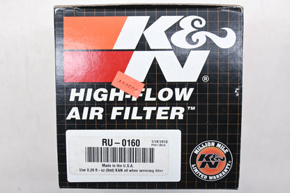 K&N RU-0160 High Flow Air Filter Kit NOS