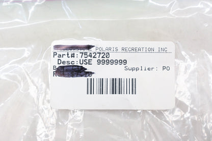 New OEM Polaris 7542720 Slotted Hex Nut NOS