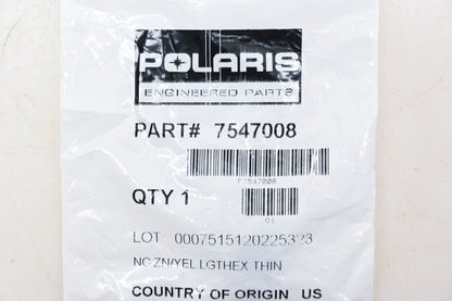 New OEM Polaris 7547008 Flex Nut NOS
