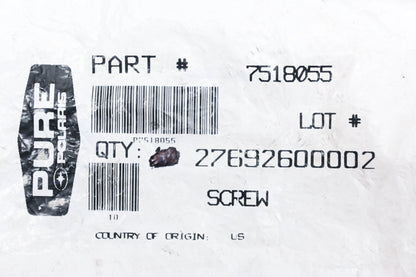New OEM Polaris 7518055 Socket Head Screw NOS