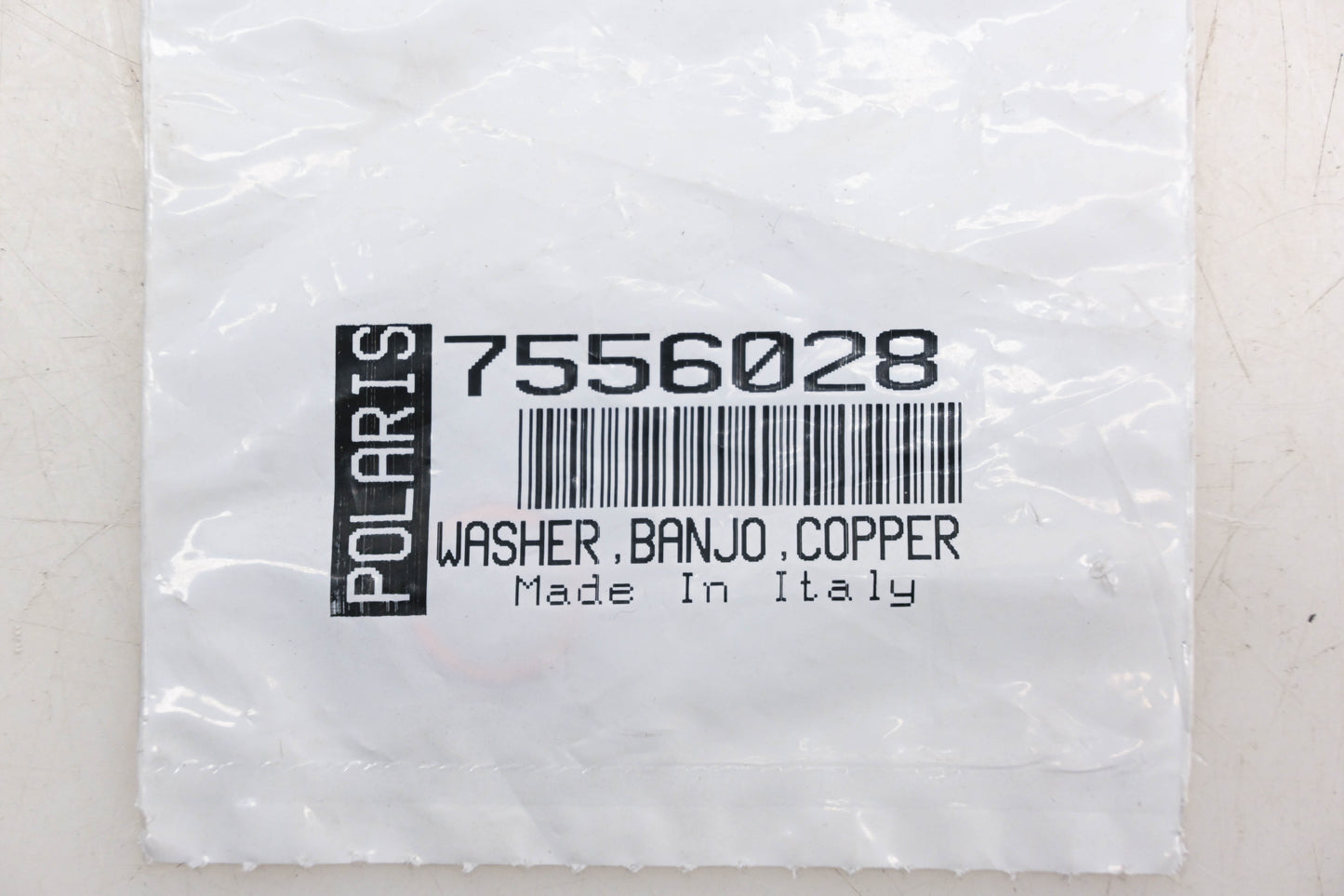 New OEM Polaris 7556028 Copper Banjo Washer NOS