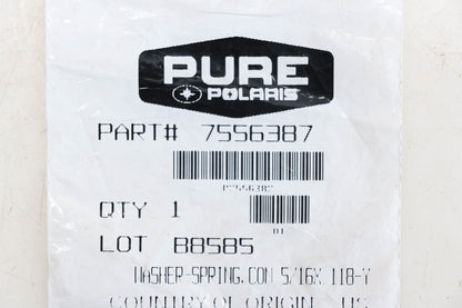 New OEM Polaris 7556387 Spring Washer NOS