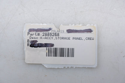 New OEM Polaris 2889268 Black Canvas Crew Storage Panel NOS