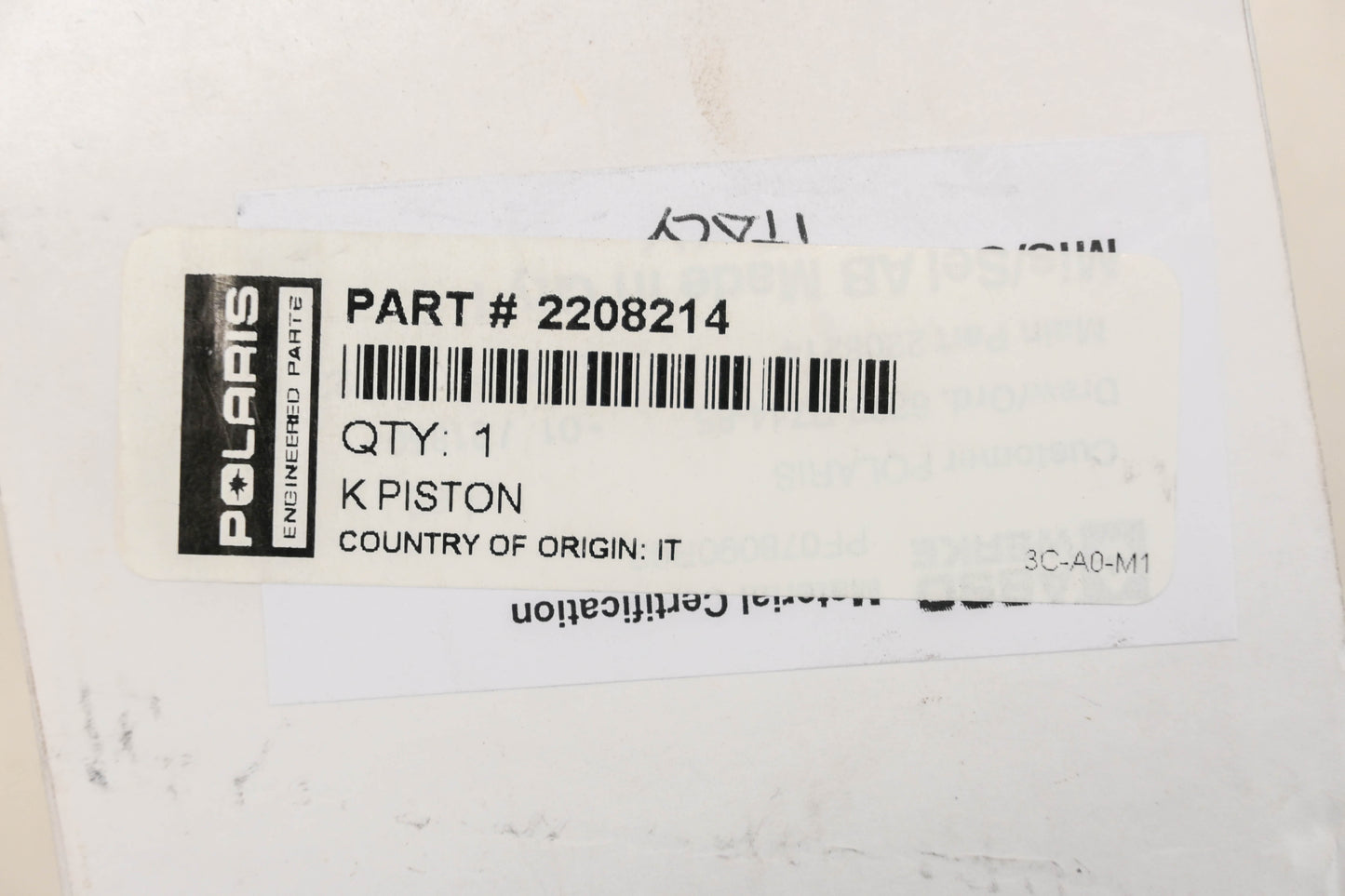 New OEM Polaris 2208214 Piston Kit NOS