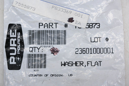New OEM Polaris 7555873 Nylon Flat Washers Qty 5 NOS