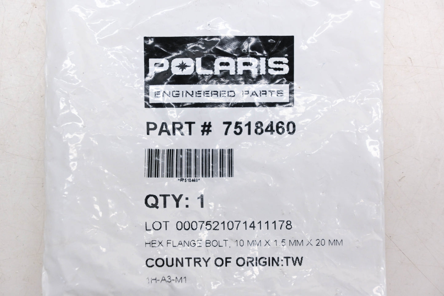 New OEM Polaris 7518460 Hex Flange Bolts Qty 2 NOS