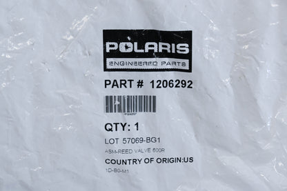 New OEM Polaris 1206292 Reed Valve Assembly NOS