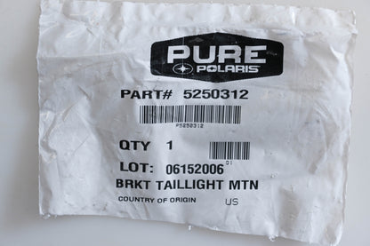 New OEM Polaris 5250312 Taillight Mounting Bracket NOS