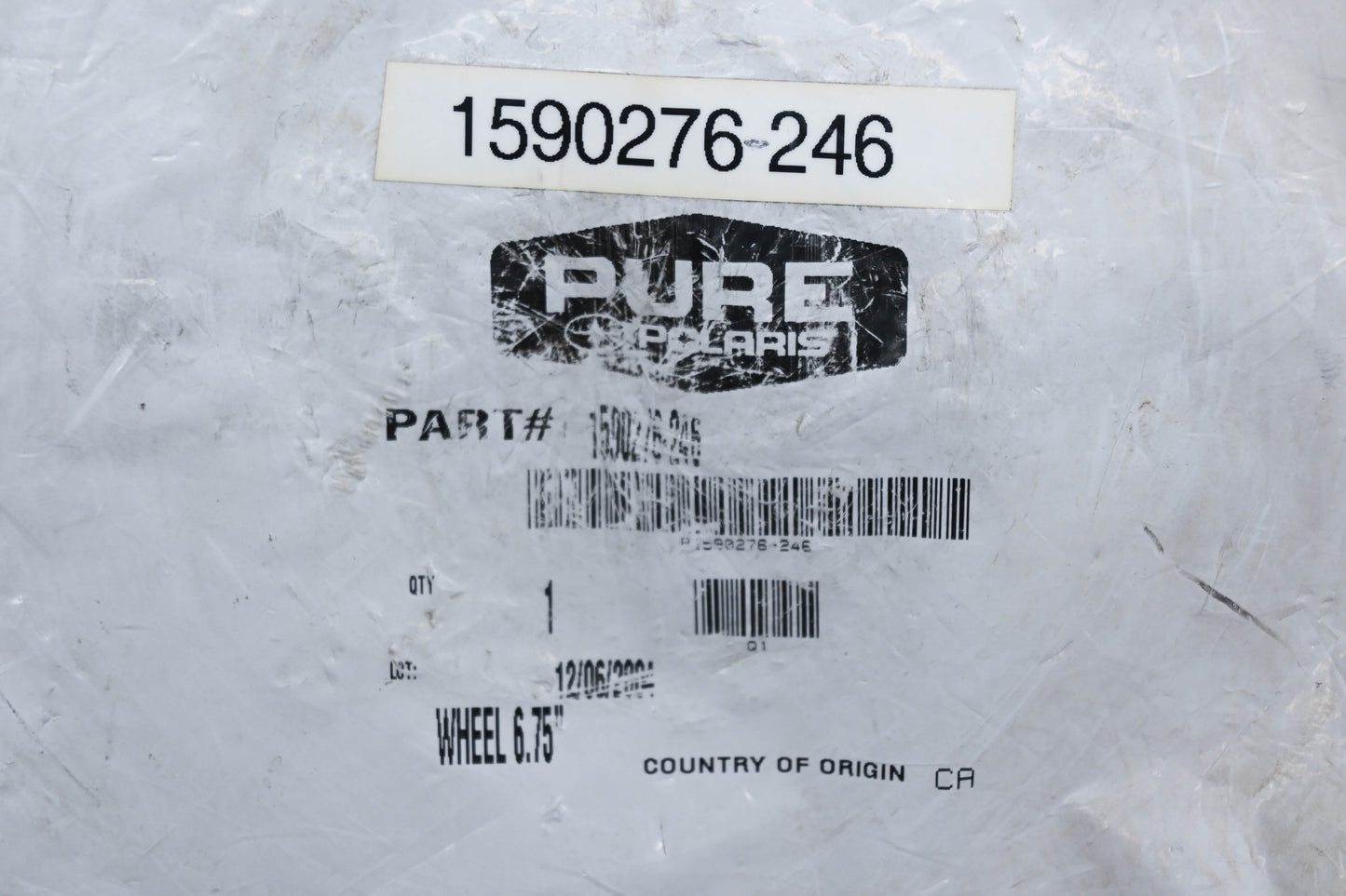 New OEM Polaris 1590276-246 6-3/4" Purple Bogie Wheel NOS