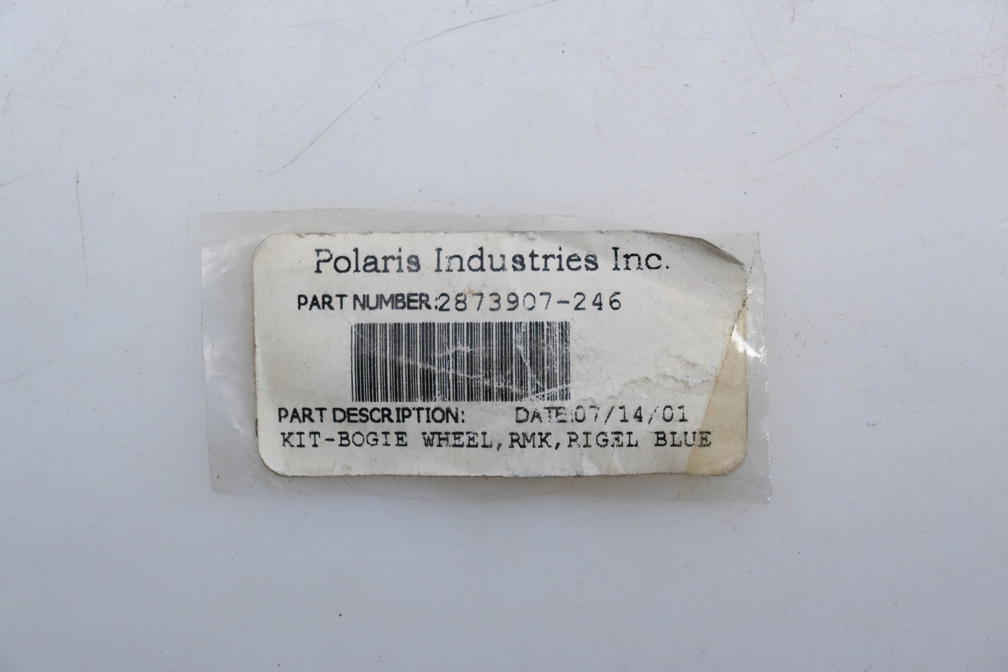 New OEM Polaris 2873907-246 Blue Bogie Wheel NOS