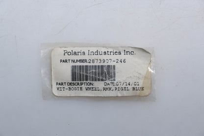 New OEM Polaris 2873907-246 Blue Bogie Wheel NOS