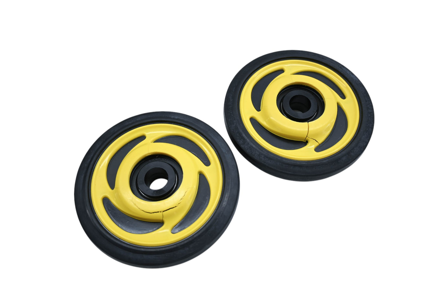 New OEM Polaris 2872203-216 Yellow Bogie Wheels Qty 2 NOS