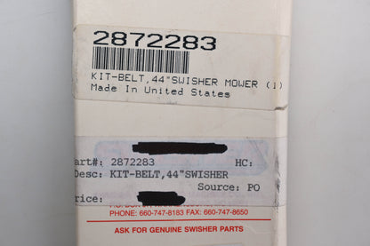 New OEM Polaris 2872283 Swisher 44" Mower Belt NOS