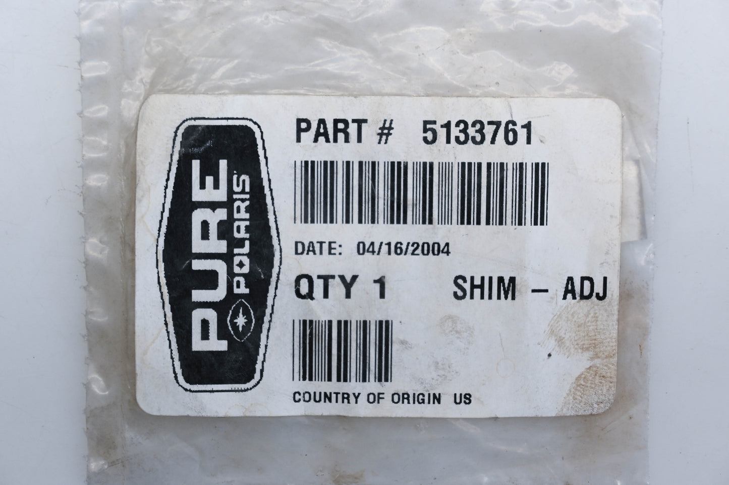 New OEM Polaris 5133761 Pinion Shim Kit NOS