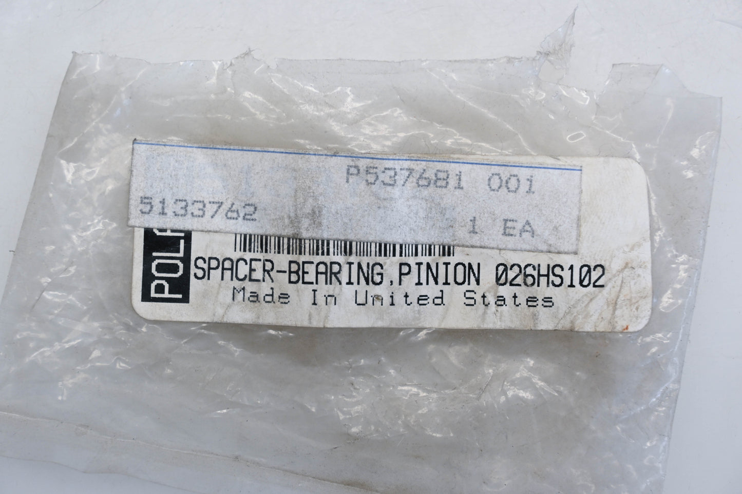 New OEM Polaris 5133762 Pinion Bearing Spacer NOS
